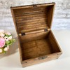 Nautical Cove Wooden Wedding Card Box with Card Slot &
