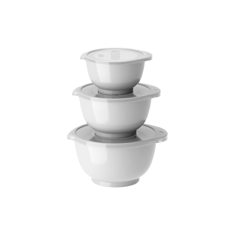 Rosti Margrethe Mixing Bowl Set, 6 Pieces with 3 Mixing