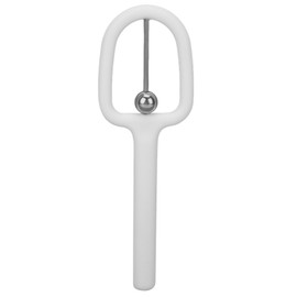 Tongue Tip Exercise Tool U Shaped Oral Muscle Strength Improve Flexibility Alloy Tongue Training Tool White