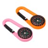 PATIKIL Compass Set of 2 Buckle Compass Key Holder Waterproof