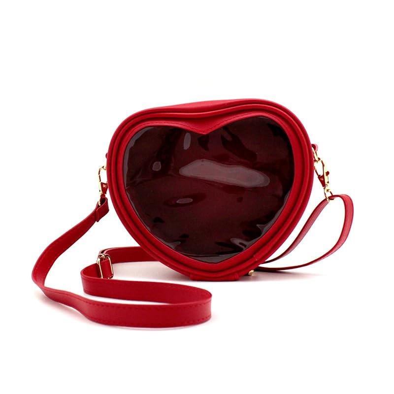 CONC CO403 nui. Sewn Shoulder Bag Heart Red
