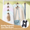 Mlici Clothes Hanger Connectors - 60 Pcs Multi-Level Cascading Hooks,