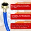 Cenipar 6FT Rubber Washing Machine Hoses Burst Proof 2 Pack
