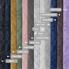 Lecloud Leia Dark Gold Sheer Valance for Windows 14 Inch