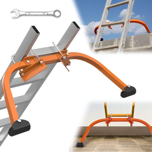 VONLX Ladder Stabilizer Accessory for Roof Gutter with Wrench, Wing