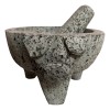 Molcajete de Piedra Volcánica Artesanal Griica 20cm de diámetro con