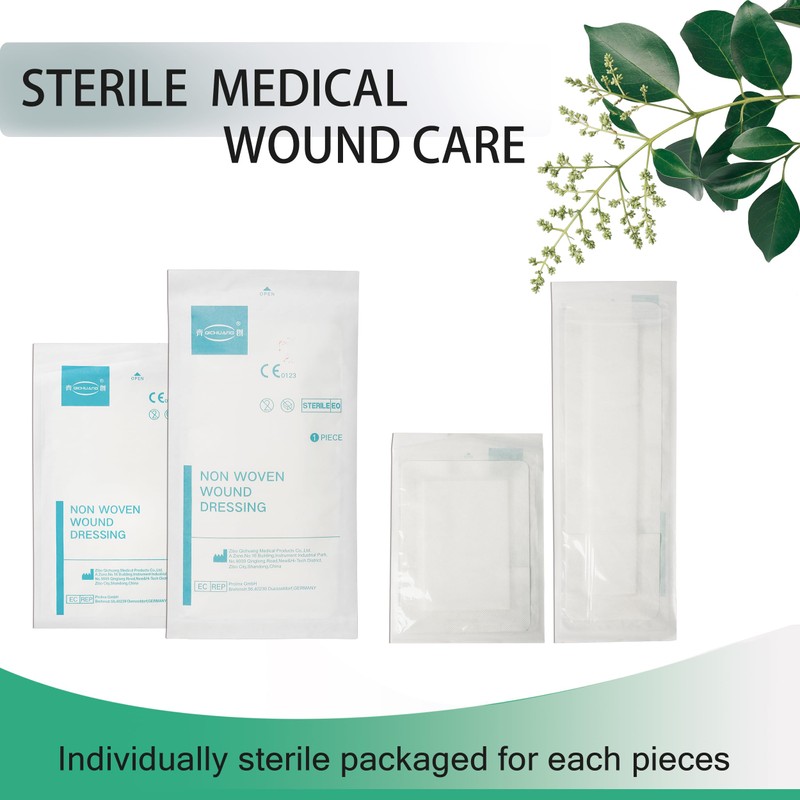 4X12 Inches Extra Large Sterile Adhesive Island Wound Dressing Bandages
