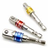 3PCS Impact Socket Adapter/Extension Set Nut Driver. 1/4", 3/8", and
