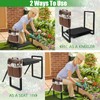 Onadak Foldable Garden Kneeler Seat Heavy Duty with Support Bracket