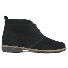 WHITE MOUNTAIN Shoes Auburn Women's Boot, Black/Suede, 8 W