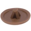 Walnut Light Plastic Сap Сovers for Screw with Phillips, Pozidriv,
