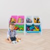 UNiPLAY Toy Organizer with 6 Removable Storage Bins, Multi-Bin Organizer