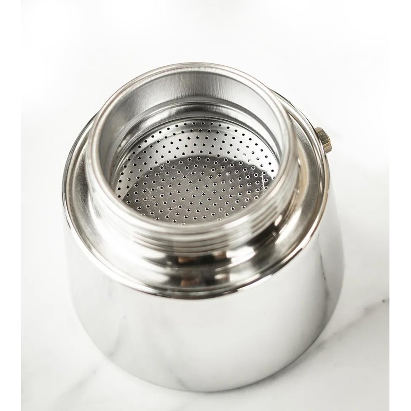 Cuisinox Roma 4-cup Stainless Steel Stovetop Moka Espresso Maker