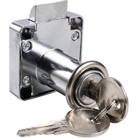 UHPPOTE Zinc Alloy Cam Lock for Door Cabinet Mailbox Cupboard & Drawer Locks (Pack of 2)