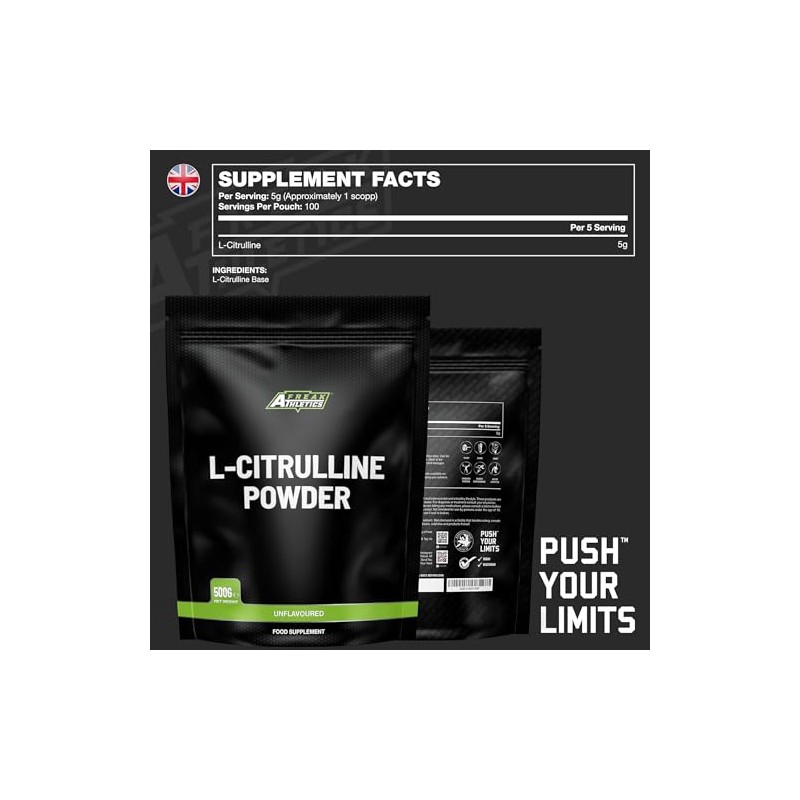 Freak Athletics L-Citrulline Powder 500g - Unflavoured, 100 Servings