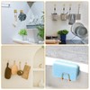 Blueden 2Pcs Adhesive Sponge Holder for Kitchen Sink Essentials, Stainless