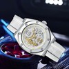 BUREI Watches Fashion Geometric Design Quartz Wristwatch Men Silicone Waterproof