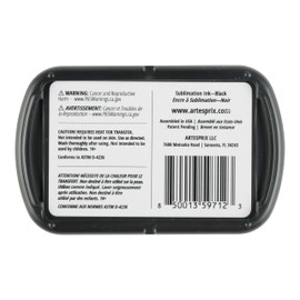 Artesprix Sublimation Ink Pad for Crafting, Stamping, & Painting, Black