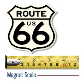 Route 66 Vintage Highway Sign Souvenir Magnet - Giant Size