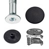 cyclingcolors 20x Screw Cover Cap Black Plastic Hexagon Allen Head