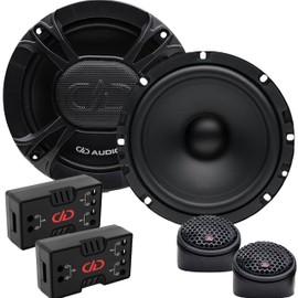 DD Audio E-C6.5B 6.5" 125W Car Audio Component Speakers System