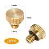 Brass Misting Nozzle Plug 12pcs Brass Misting Nozzle Plug 3/16