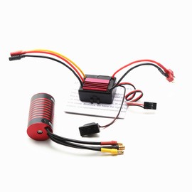 GTSKYTENRC Waterproof 2845 Brushless Motor 2800KV & 35A Brushless ESC Replacement for F19A 1/10  HPI Trax4 HSP 1/12 Remote Control Car
