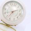 Small Round Clock Circular Base Mute Corrosion Resistance Quartz Bedside