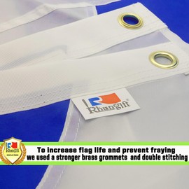 Double Sided Canada Alberta Flag 3' X 5' Large,100D Thick Polyester Quadruple Stitched Fly Ends- Indoor/Outdoor Canadian Province AB Flags 36x60inch Yard Decoration