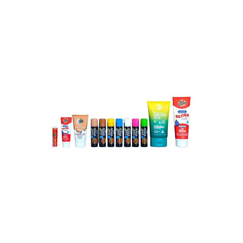 Sun Zapper Zinc Stick Dark Skin Tone Spf 50+ 12g