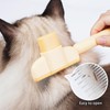 COACOM 2 Pieces Pet Comb, Multifunctional Comb, Pet Cleaning Tools,