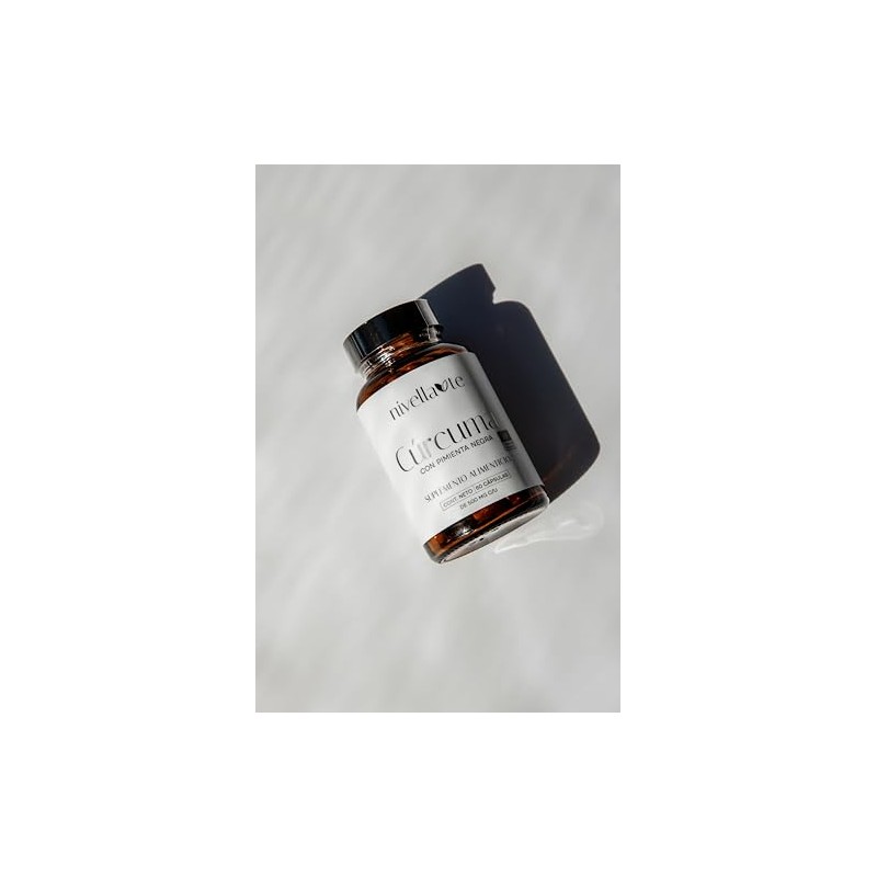 Cúrcuma con Pimienta Negra | Suplemento Alimenticio Natural | 60