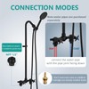 Aolemi Outdoor Shower Kit Fixtures Faucet System 2-Handle Exposed Shower