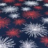 CAIT CHAPMAN HOME COLLECTION Red White Blue Celebration Fireworks Easy-Care