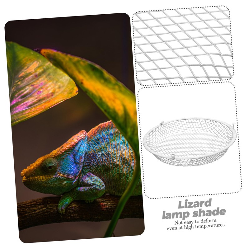 BESPORTBLE Heating Lamp Cover for Reptile Insulation Mesh Anti-scalding Mesh