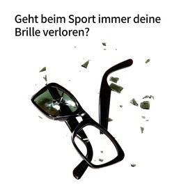 Payivsve Sportbrillenband | Brillenband für Sportbrillen und Sonnenbrillen | Brille Sportband & Fester Halfter aus Stoff(Blau+Schwarz)
