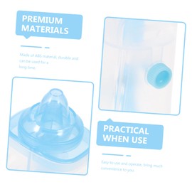 FOMIYES 1set Nasal Cavity Cleaning Tool Portable Nasal Washing Bottle Nose Rinse Salt Daily Nose Care