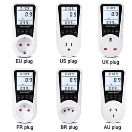 DDS109L Digital Energy Meter Wattmeter Monitoring Device Wattage Electricity Kwh Power Measuring Analyzer