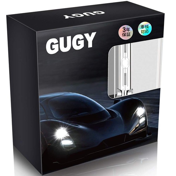GUGY D4S HID Headlight Bulbs, Pack of 2, 6,000 K,