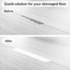 Rubber Bond Floor Transition Strip, Self-Adhesive Vinyl Flooring Transitions Laminate