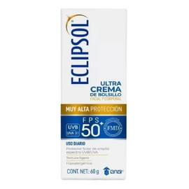 Eclipsol Ultra Bloqueador Solar Crema 50 Fps 2 De 125g Cu.