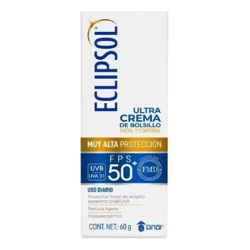 Eclipsol Ultra Bloqueador Solar Crema 50 Fps 2 De 125g