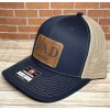 Richardson 112 Dad Leather Patch Trucker Hat, tactical Father Hat