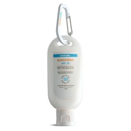 Coral Safe - Protector Solar Reef Safe Spf 30 Loción Facial De Viaje Mineral, Aprobada En Hawaii Y México, Biodegradable, Sin Zinc, Oxibe...