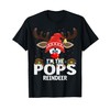 Christmas Matching I'm The Pops Reindeer T-Shirt