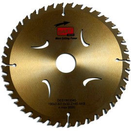 DART DES1903020 Circular Saw Blades, Gold