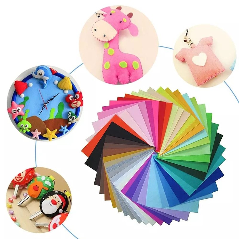Felt Fabric Sheet Nonwoven Fabric Wool Felt Craft DIY Craft