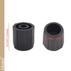 Myard 3/4" Anti-UV Black Baluster Connectors 50pcs for 25 Round