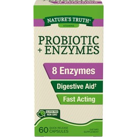 Nature's Truth, Probiotic Multi-Enzyme Complex, 60 Count