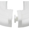 Universal 2-Piece Chains White plastic with Rohrabdeckung
